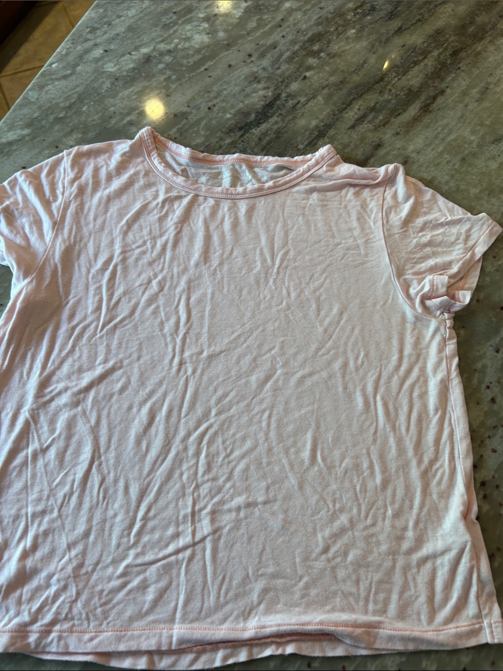 American Eagle Outfitters Light Pink Short Sleeve Tee